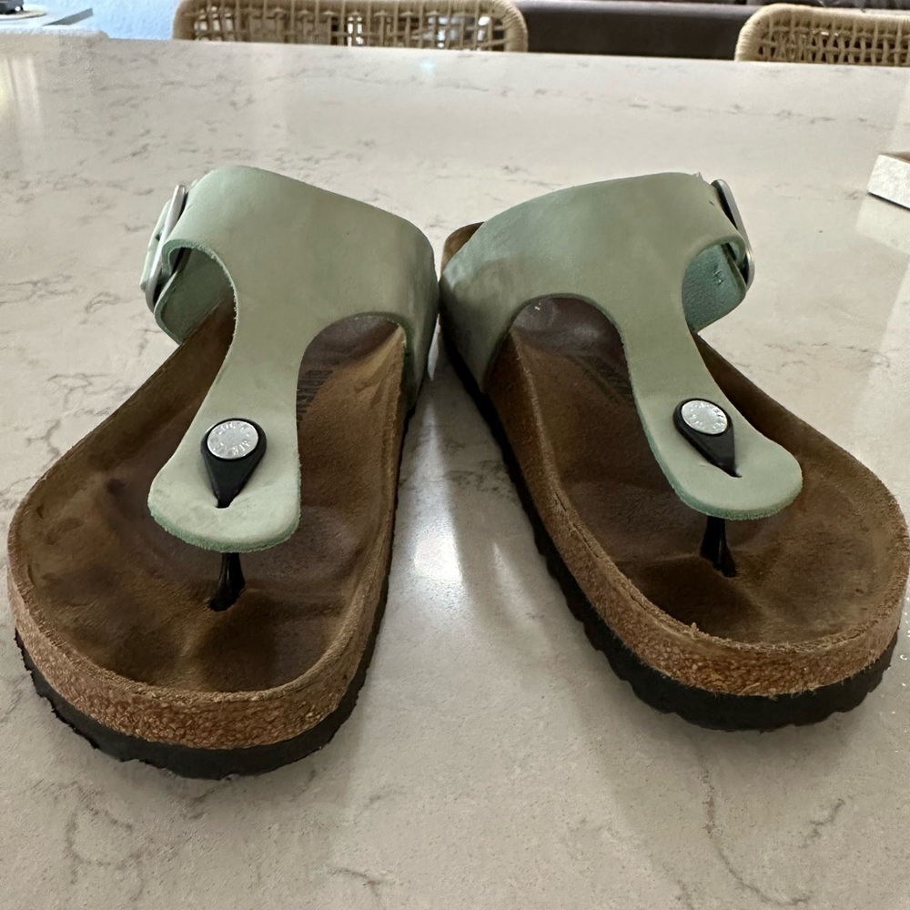 Birkenstock Gizeh Women's Matcha Green Sandals